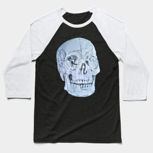 The realistic skull Baseball T-Shirt